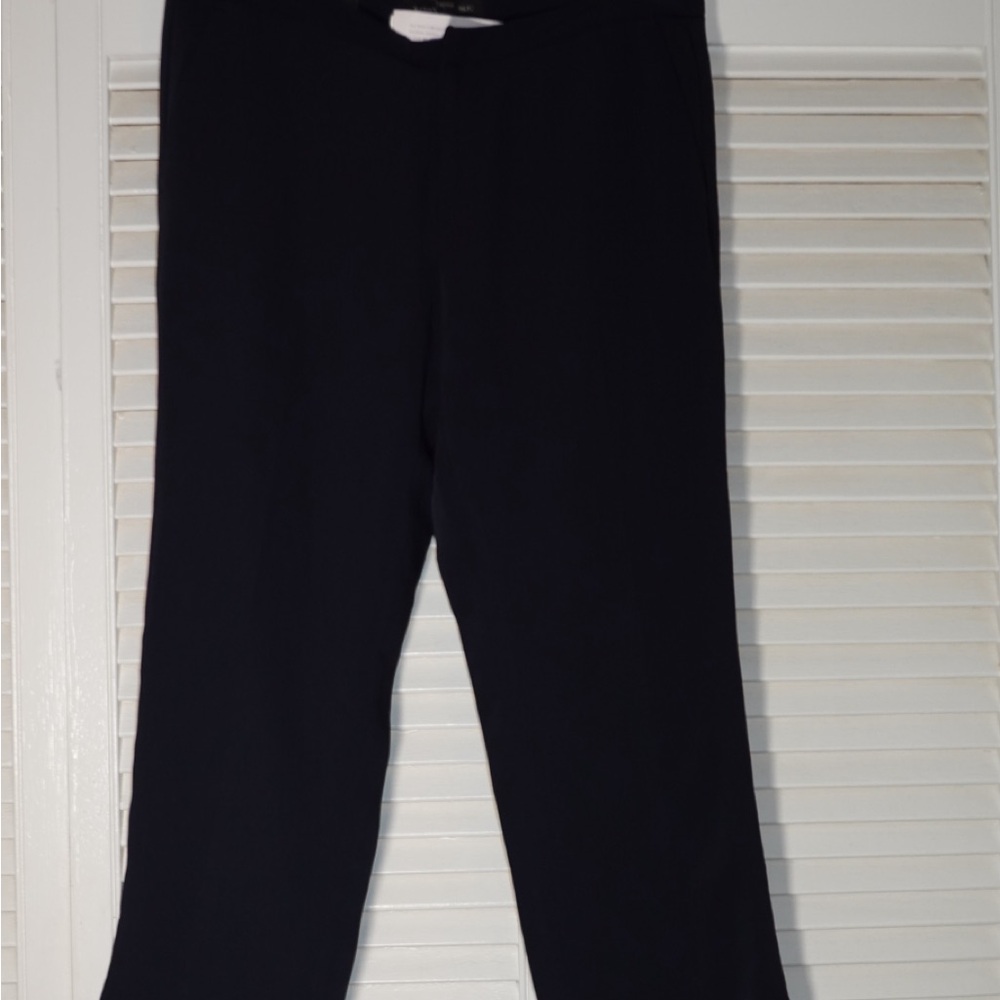 Banana Republic Black Straight-Leg Dress Pants